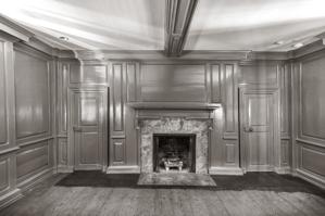 SAround 1800 the chimney was repaired and mantel repalced in the